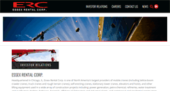 Desktop Screenshot of essexrental.com